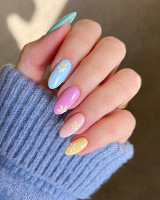Pastel feels  Press on nail